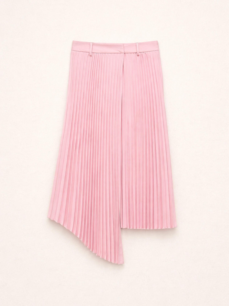 Jupe Plissée Asymétrique