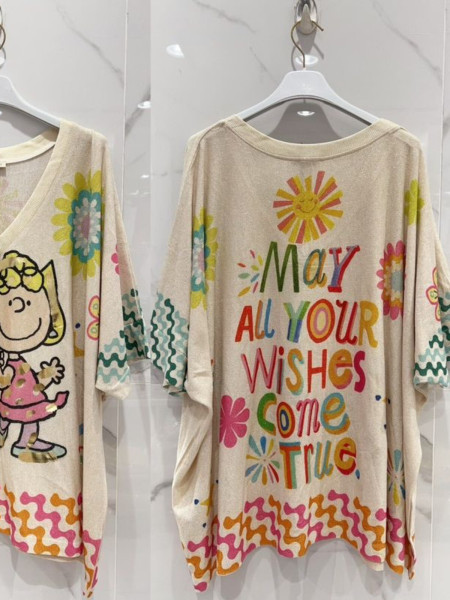 T-shirt Snoopy & Sally "Wishes"