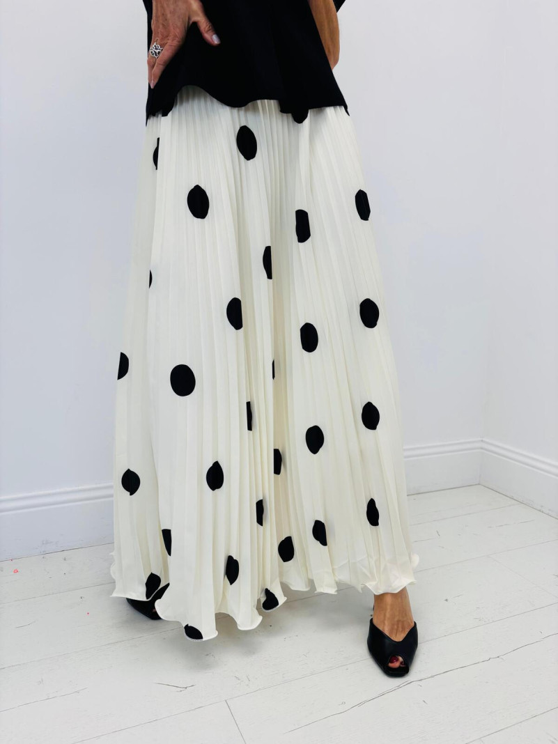 Jupe Longue Plissée à Gros...
