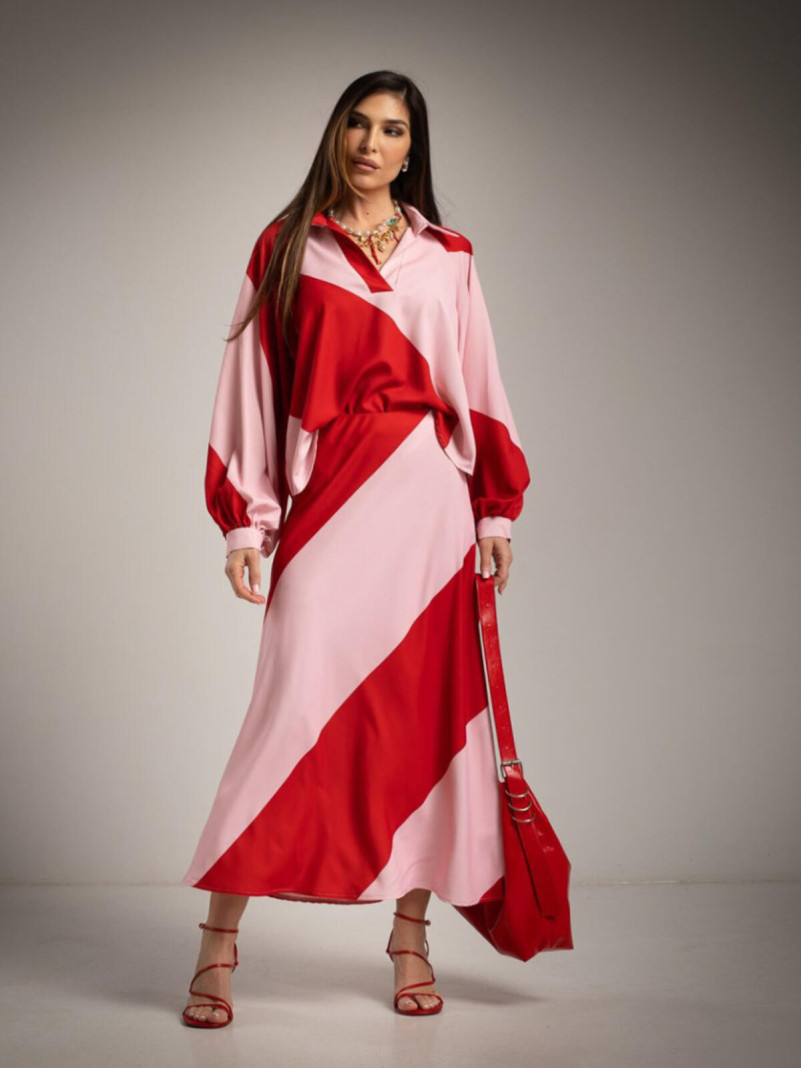 Chemisier Oversize Satiné