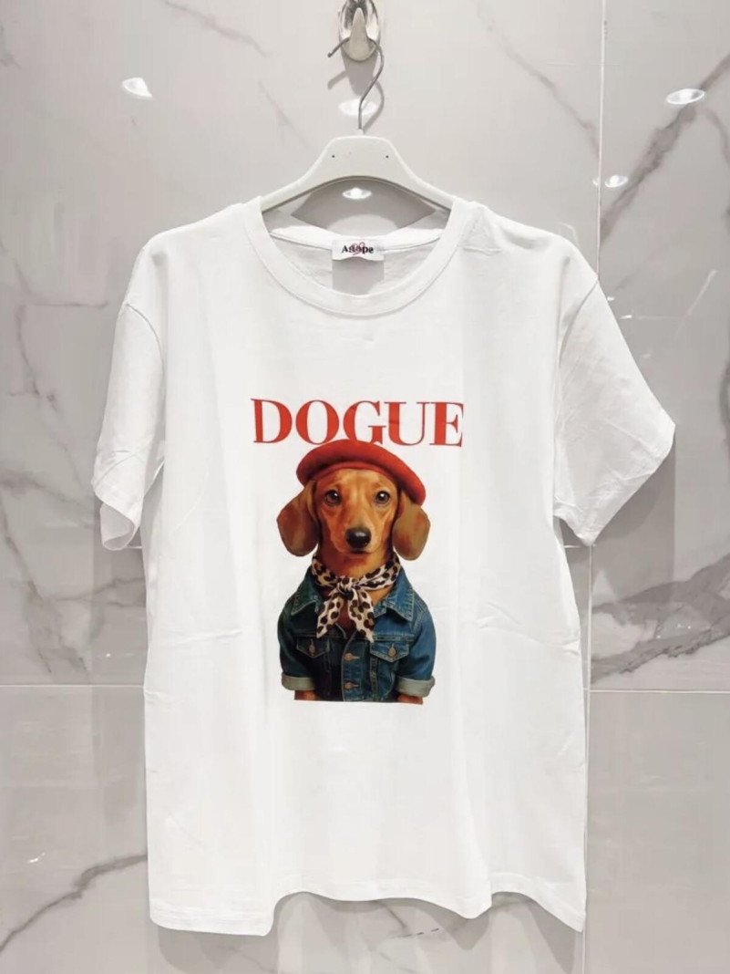 T-shirt "DOGUE" Beret Rouge