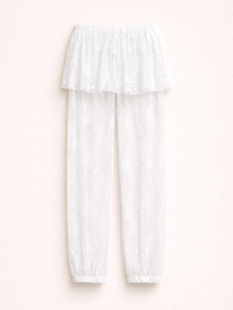 Pantalon en Dentelle & shorty