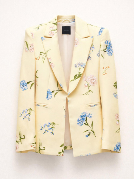 Blazer à Imprimé Floral