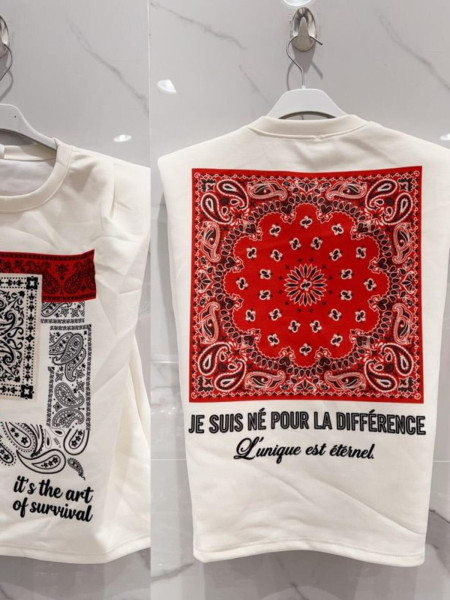 T-Shirt Oversize "Bandana Art"