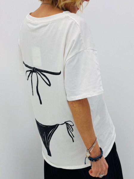 "Bikini Gingham" Oversize T-Shirt