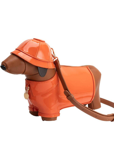 Sac Bandoulière "Teckel Inspecteur" Orange