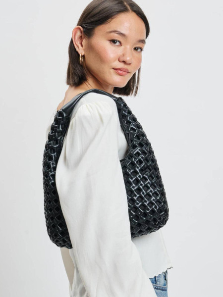 Sac Hobo Tissé "Jaune Soleil"