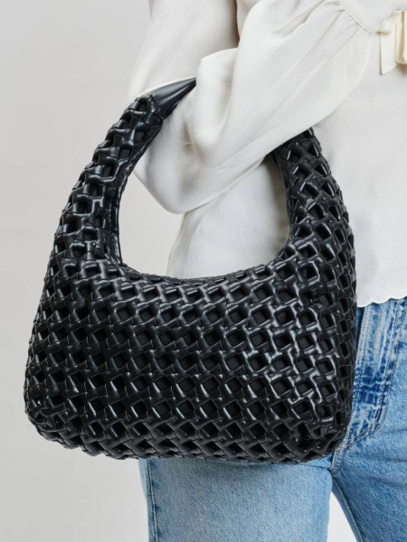 Sac Hobo Tissé "Jaune Soleil"