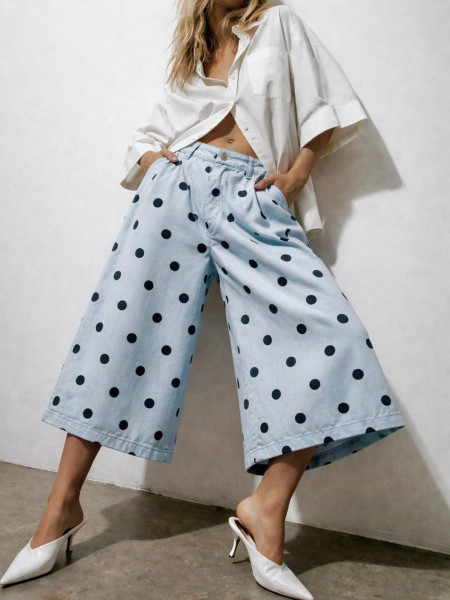 Jupe-Culotte à Pois