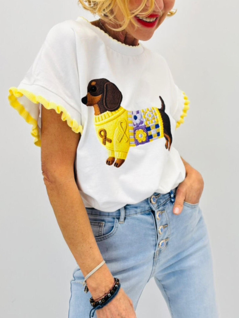 T-shirt Teckel "Long Dog"