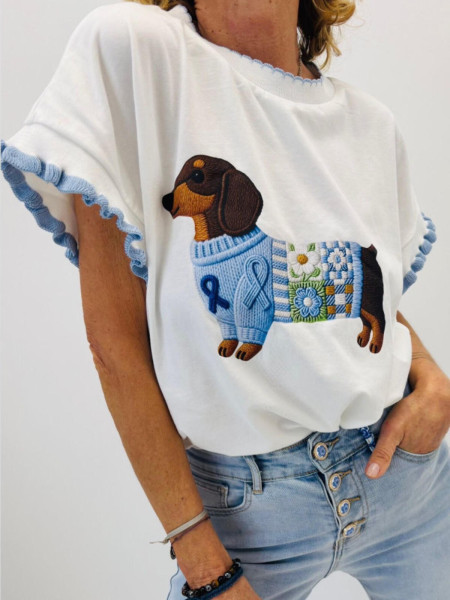 T-shirt Teckel "Long Dog"