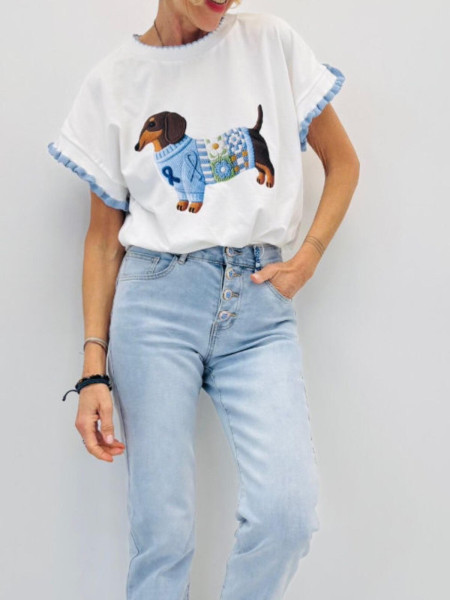 T-shirt Teckel "Long Dog"