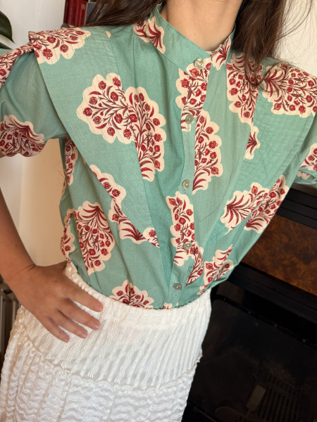 Baroque Floral Print Shirt