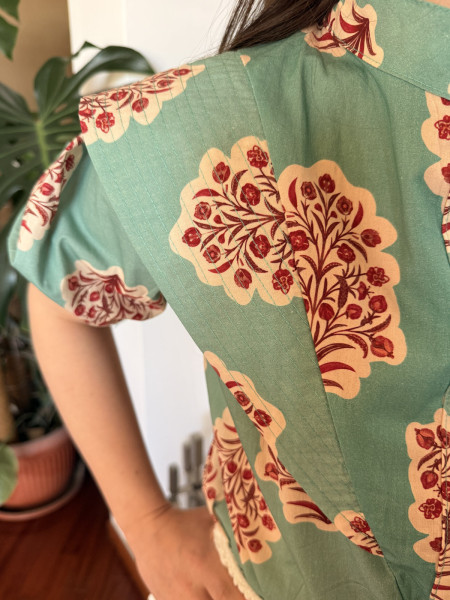 Chemise Imprimé Floral Baroque