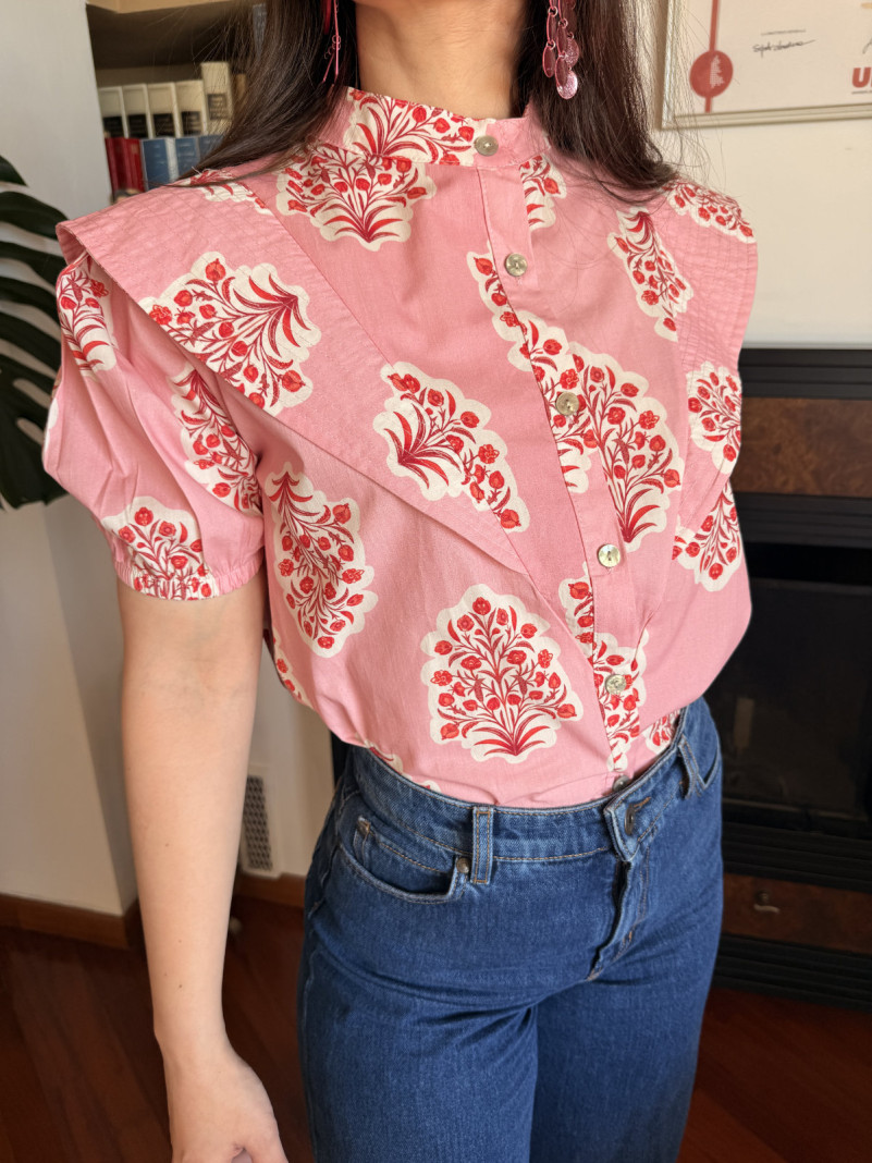 Baroque Floral Print Shirt