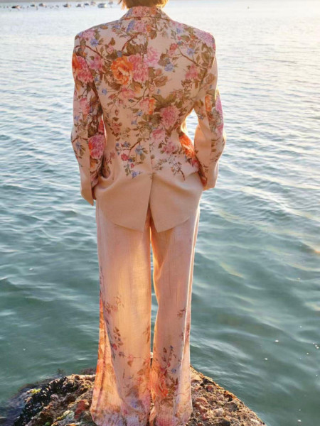 Veste Kimono Imprimé Floral