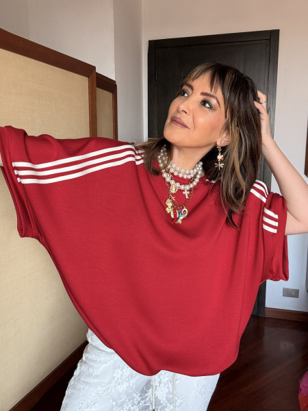 Pull en Maille Rouge Passion