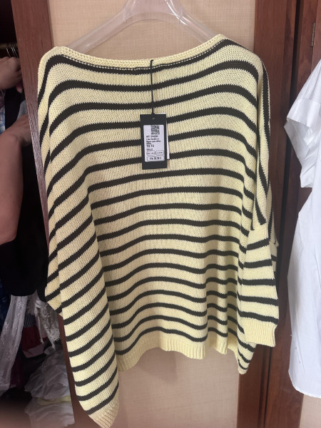 Pull en Maille Rayé Marin