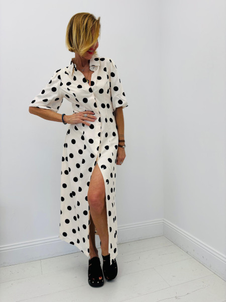 Robe Longue "Escale" à Pois