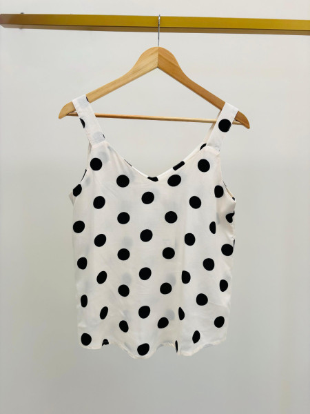 Débardeur Léger à Pois