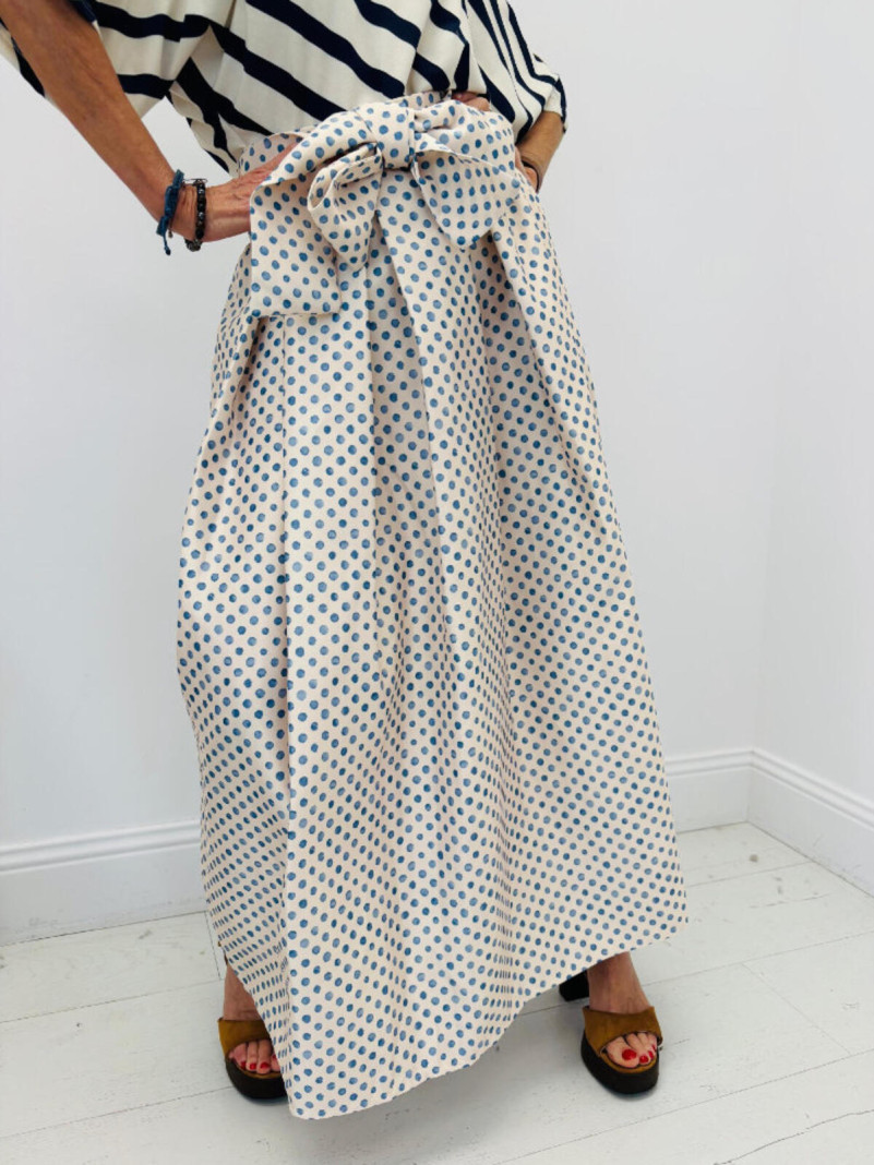 Jupe à Pois avec Noeud...