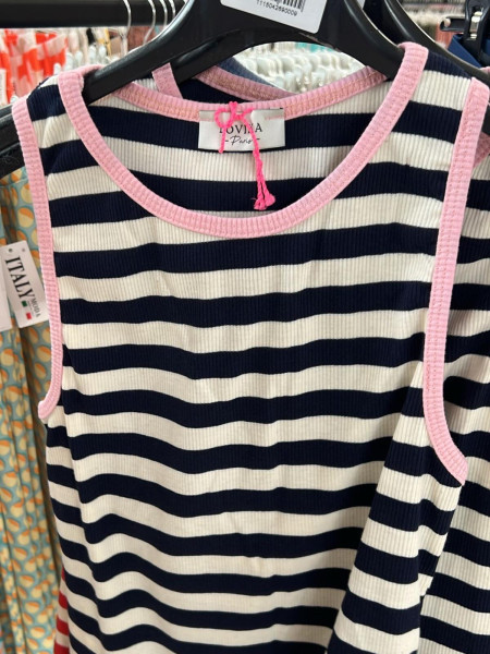 Débardeur Marin à Rayures