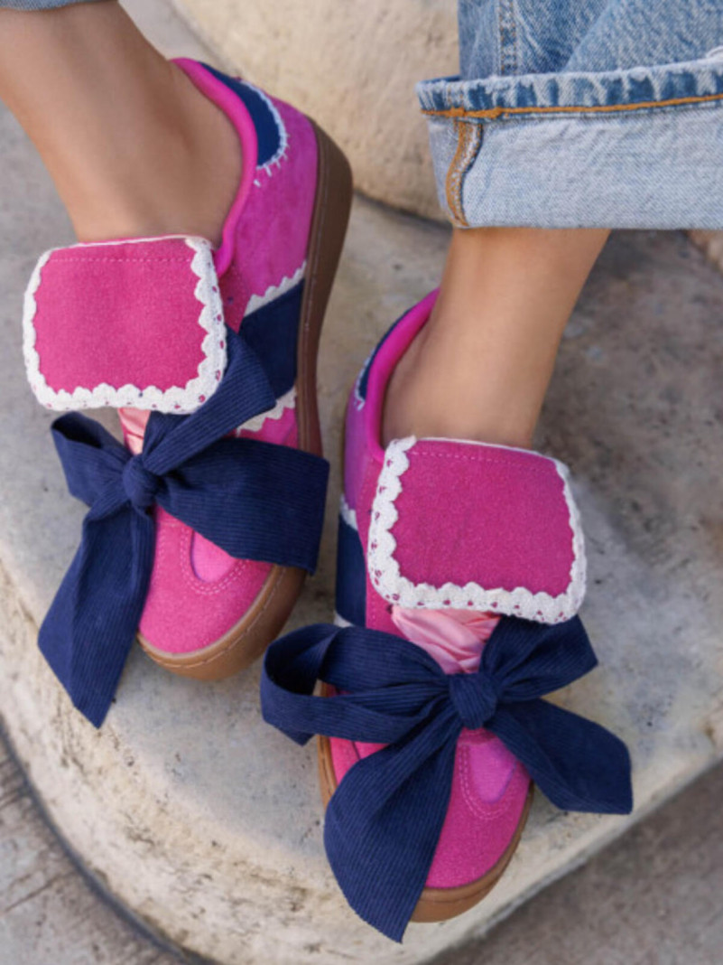 Baskets noeud Fuschia