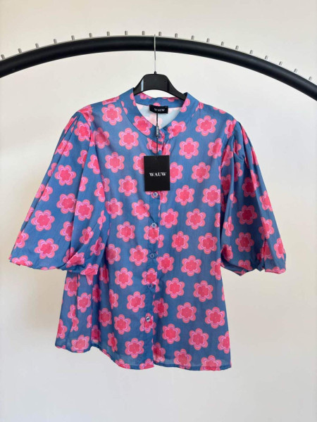 Blouse en Voile Imprimé "Cachemire d'Orient"