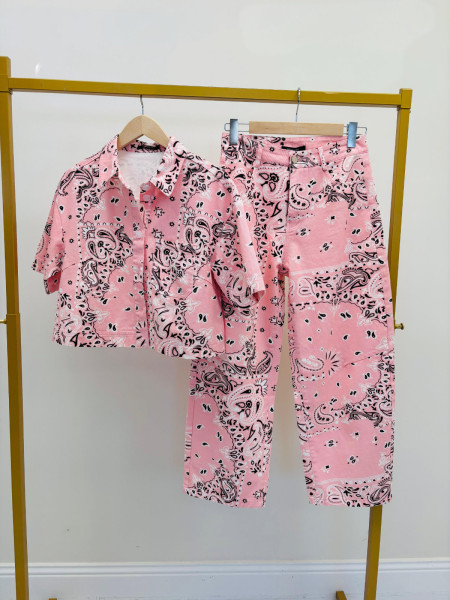 Veste Bomber Imprimé Bandana