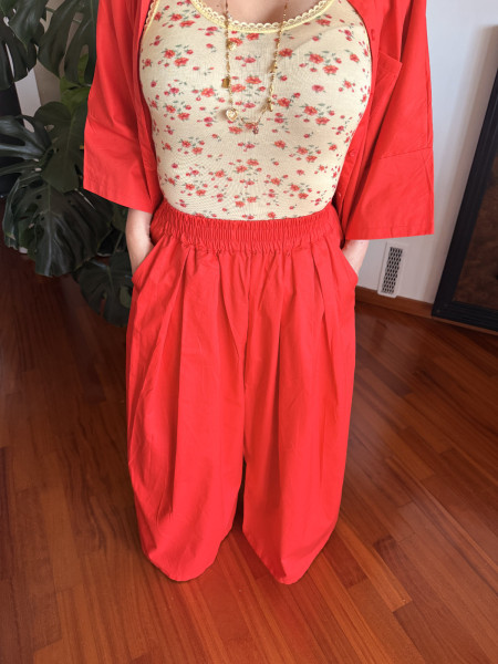 Ensemble Fluide Rouge Passion