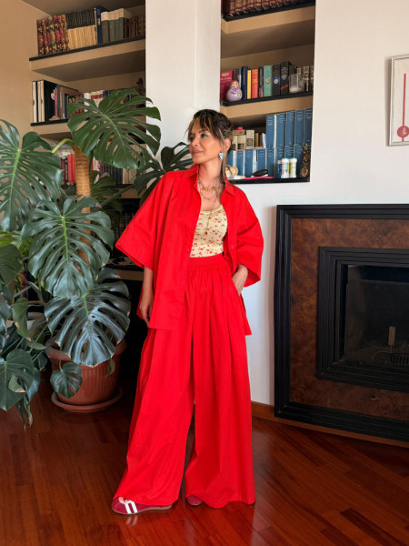 Ensemble Fluide Rouge Passion