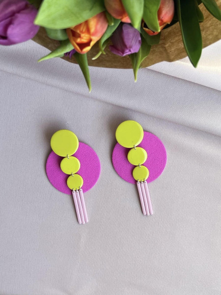 Boucles d'oreilles EVA