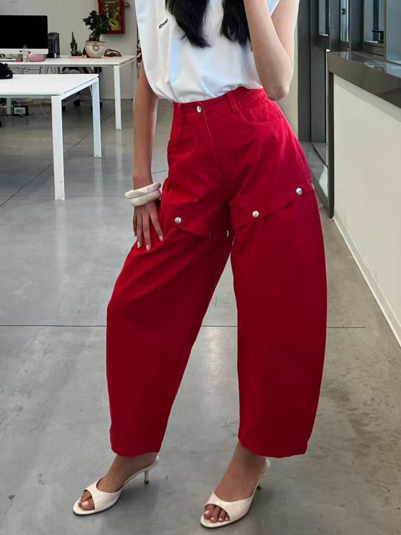 Jean ou short Rouge Passion