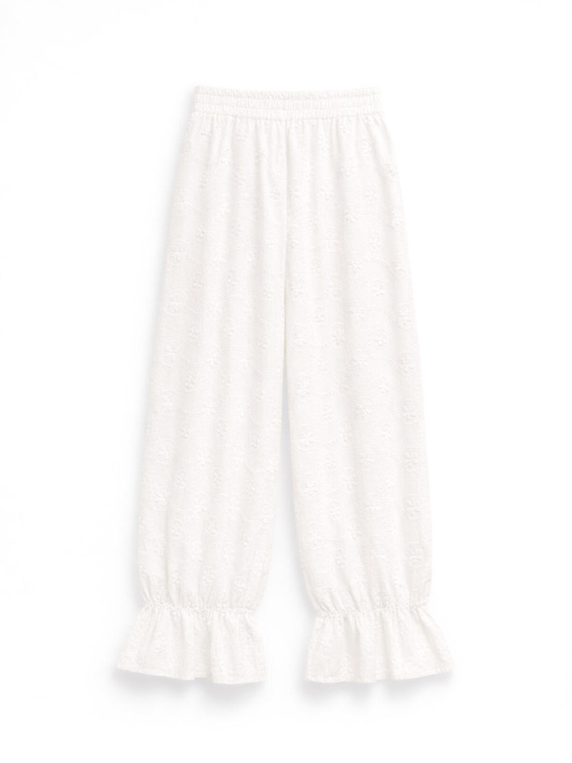 Pantalon Droit Bleu Ciel