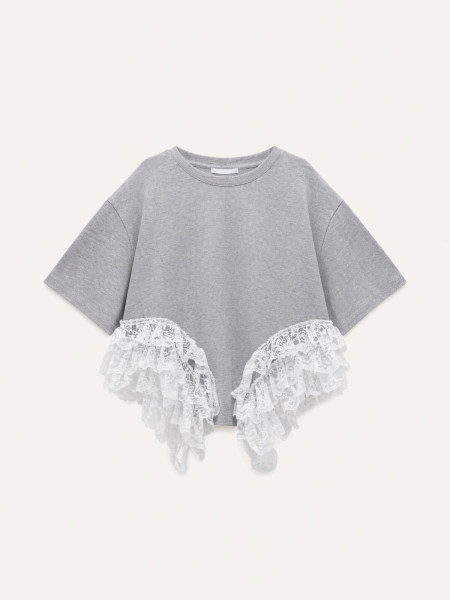 T-shirt Gris Basique Confort