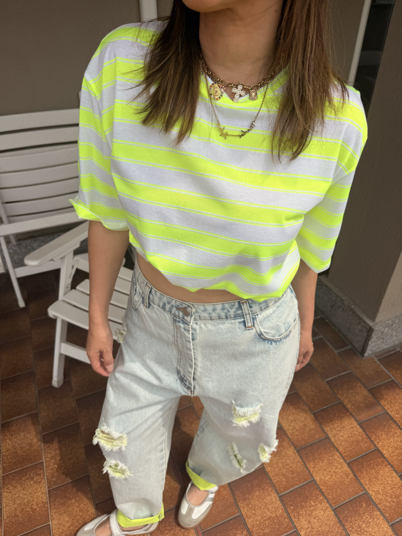 T-shirt fluo "I'm not...