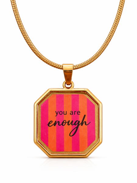 Collier Pendentif "You Are Enough"