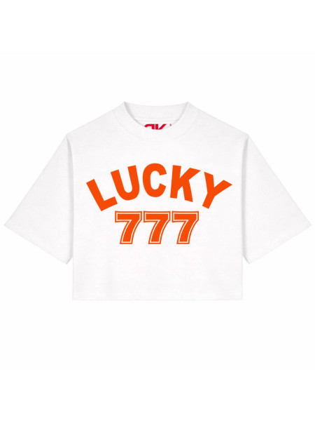 T-shirt Crop Top "Lucky 777"