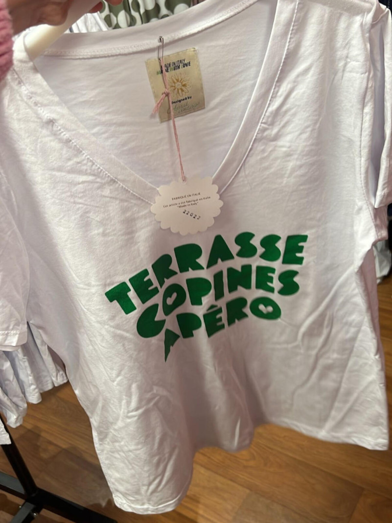 T-shirt "Terrasse" Graphique