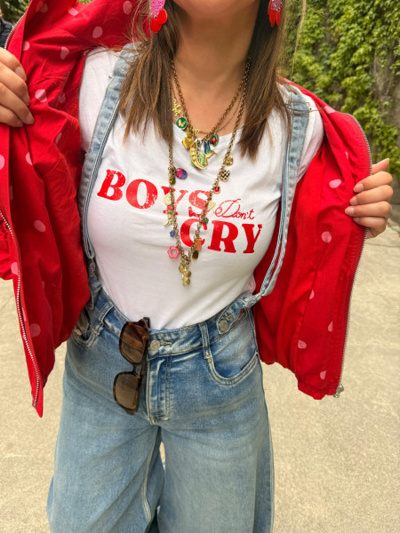 T-shirt "Boys Don't Cry"