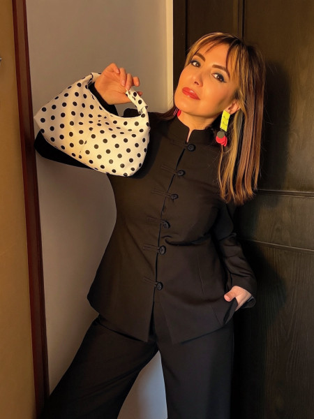 Pantalon noir de costume