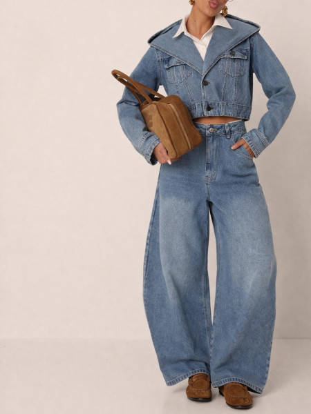 Veste capuche-denim