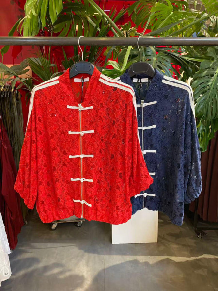 Veste de Blazer Rouge Vif