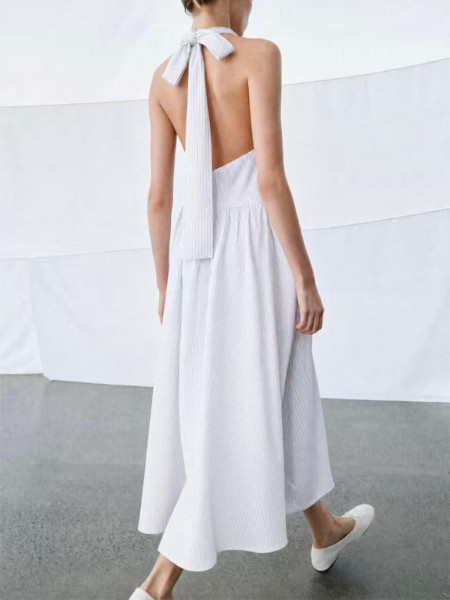 Robe Longue à Noeud