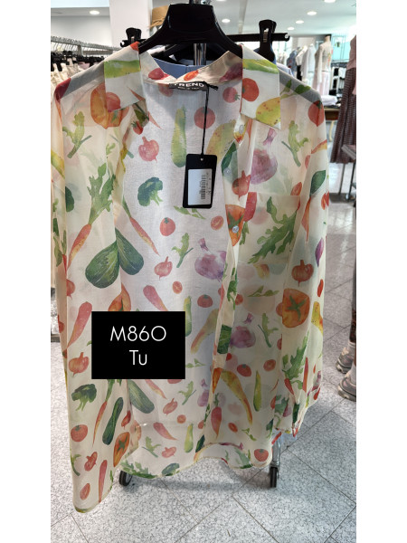 Chemise Fluide Imprimé Légumes