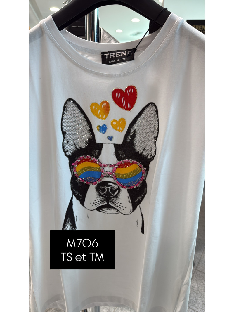 T-shirt Graphique "Bulldog"