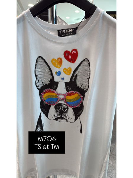 T-shirt Graphique "Bulldog"