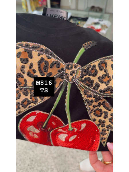 T-shirt Blanc "Cherry"