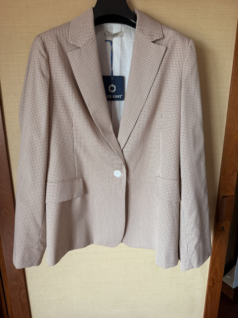 Blazer Carreaux orange