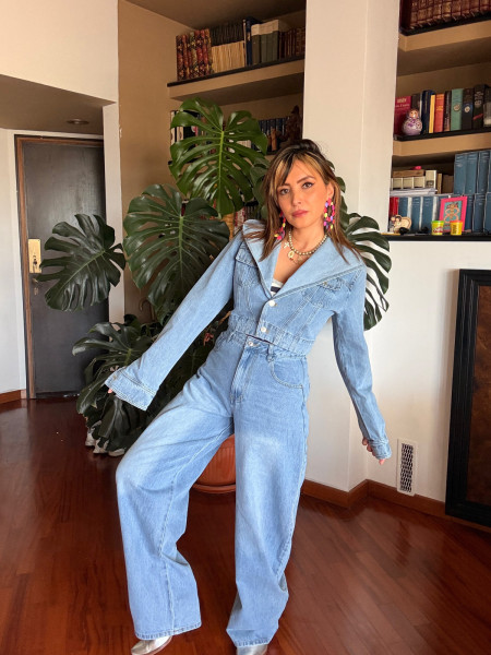 Jean balloon-denim